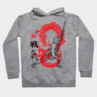 Kung Fu Red Dragon Martial Arts Hoodie